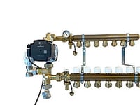 Altech 3/4'' Upm3 15/50 6Kr - Kvikshunt Upm3 15-60 Pumpe, 3/4'' Fordelerrør, 6 Kredse