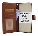 New Standcase Wallet Motorola Moto E20 / E30 / E40 (Brun)