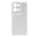Oppo Reno 8 Pro 5G Case Silicone Gel Flexible Thin and Light White Transluscent