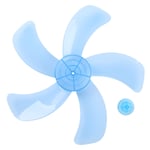 inhzoy 16inch/18inch Big Wind Plastic Fan Blade 5 Leaves Electric Fan Blades Replacement For Stand/Table Fanner Cooling Fan Ventilation Air Cooler Sky Blue 16inch