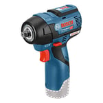 Bosch Professional 12V System GDS 12V-115 cordless impact driver (max. torque 115 Nm, impact rate 0–3,100 bpm, excluding batteries and charger, in carton)