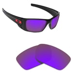 Hawkry Polarized Replacement Lenses for-Oakley Fuel Cell Sunglass Purple Mirror