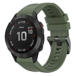 Garmin Fenix​​6 Pro Silikone Urbånd - Grøn