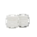 ABB FOT5000 Fästram med centrumplatta 2 x RJ45, Keystone