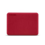 Toshiba Canvio Advance disque dur externe 4 To Rouge - Neuf