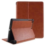 iPad Mini (2019) leather case with pen slot - Brown
