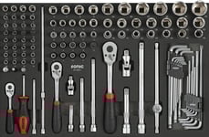 Hylssats 1/4" 3/8" & 1/2" SFS 112-Delar Sonic
