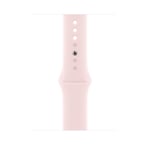 Apple 45mm Sport Band - Light Pink, S/M, Compatible with Apple Watch Series 7(45mm), Series 8(45mm), Series9(45mm)