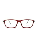 Ray-Ban Glasses Frames RX 7038 5456 Dark Matt Red Mens 55mm Metal - One Size