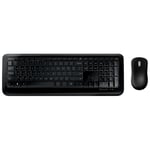 Microsoft Wireless Desktop 850 Standard Nordic Keyboard & Mouse Set - Black