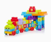 Fisher Price 50 Pieces of Mega Bloks First Builder 123 Learning Train 1-5 Years