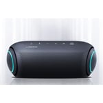 G XBOOM PL7 - Bärbar bluetooth-högtalare - Soundboost - 24 timmars batteritid - IPx5 - Flerfärgad belysning - Powerbank - Blå-svart
