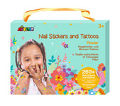 Avenir 230+ Nagelstickers Och Tatueringar "Blommor"