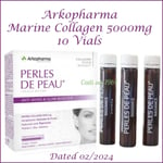 Arkopharma Marine Collagen 5000mg Anti-Aging & Glow Booster 10 Vials DATED 02/24