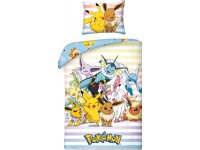 Pokemon sängkläder 140 x 200 cm - 100 procent bomull
