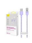 Baseus Fast Charging cable USB-A to Lightning Explorer Series 2m 2.4A (purple)