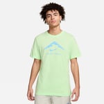 Nike Løpe t-skjorte Dri-FIT Run Trail - Grønn T-skjorter unisex