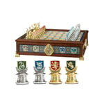 Harry Potter Quidditch Chess Set Silver and Gold Plated Noble Collection NEW