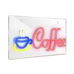 Kaffe Neon Skylt Usb-driven Kaffe Skylt Led Camping Ljus Led Skylt För Väggdekor Restaurang Hotell