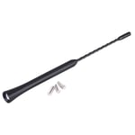 Universal 9 Inches Car Antenna FM Radio Receiver Car Antenna Booster for Replacement with Screws