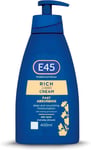 E45 Rich Cream 400 ml – E45 Cream with Evening Primrose Oil – Body Face Han