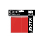 Eclipse Gloss Standard Sleeves: Apple Red - Ultra pro