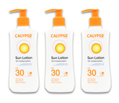 Calypso Press & Protect Sun Lotion SPF30 200ml | Water resistant X 3