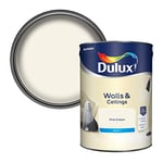 Dulux Walls and Ceilings Matt Emulsion Paint, Fine Cream, 5 Liters