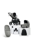 Mamas & Papas Ocarro Flint Essential Kit (Inc Pushchair, Carrycot, Adaptors, Cupholder, Bag, Footmuff), One Colour