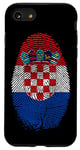 iPhone SE (2020) / 7 / 8 Croatia Flag Fingerprint It is in my DNA Gift for Croats Case