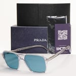Prada Sunglasses Polarized Glass Lens Transparent Blue PR20YS SPR 20Y 2AZ-04D