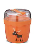 N'ice Cup - L, Kids, Lunch Box With Cooling Disc - Orange Home Meal Time Lunch Boxes Orange Carl Oscar