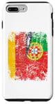 Coque pour iPhone 7 Plus/8 Plus Drapeaux Portugal Allemagne | Demi racines portugaises allemandes