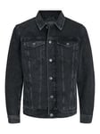 JackandJones Svart jeansjacka herr (M,Black Denim)