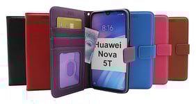 New Standcase Wallet Huawei Nova 5T (Svart)