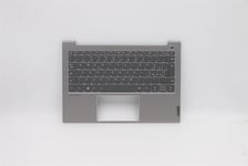 Lenovo ThinkBook 13s G2 ITL Keyboard Palmrest Top Cover Italian Grey 5CB1B02466