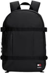 Tommy Jeans Men TJM DAILY + DOME BACKPACK, Black, One Size