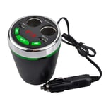 BOYUHII Car Charger A23 Multi-function Car Kit Bluetooth Charger Cigarette Lighter, Support Bluetooth/TF Card/USB Disk/USB (Green) ATCYE (Color : Green)