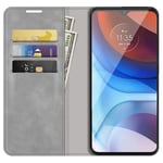 HualuBro OPPO A54 5G / OPPO A74 5G / OPPO A93 5G Case Wallet, PU Leather Magnetic Full Body Shockproof Card Holder Stand Folio Flip Protective Cover for OPPO A54 5G Phone Case (Gray)