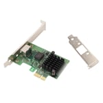Adaptateur reseau pour serveur 10/100/1000/2500 Mbit/s, port RJ45, fonction TSN 2,5 Gbit/s, carte reseau PCIe pour ordinateur de bureau Windows