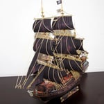 Pirates Of The Caribbean Black Pearl Ship Paper Model Toys K One Size