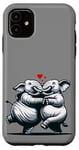 iPhone 11 Ballroom Dancing White Elephant Couple in Love Case