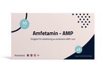 Amfetamin drogtest - Snabbtest för privat bruk 5-pack