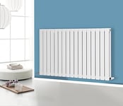 NRG 600x1156 Horizontal Flat Panel Designer Radiators Radiator Bathroom Heater Central Heating Radiators Rad Double Column White