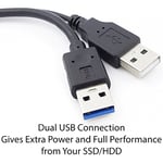 USB 3.0 to SATA 2.5″ Adapter Cable Reader for External SSD HDD Hard Disk Drive