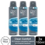 Dove Men+Care Advanced Antiperspirant Deodorant 72H Protection, 150 ml