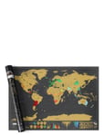 Luckies Of London Scratch Map Deluxe Svart