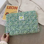 Laptop Sleeve Case Väska Liner Bag 14 TUM GRÖN BLOMMA GRÖN BLOMMA. 14inchGreen Flower