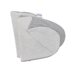 doomoo Housse de Coussin de Grossesse et d'allaitement Buddy - Tissu Ultra Doux, Bio, Oeko-tex et Extensible, Classic Grey