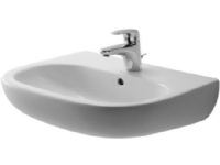 Duravit 23105500002, Toppmonterat handfat, Keramiska, Vit, 550 mm